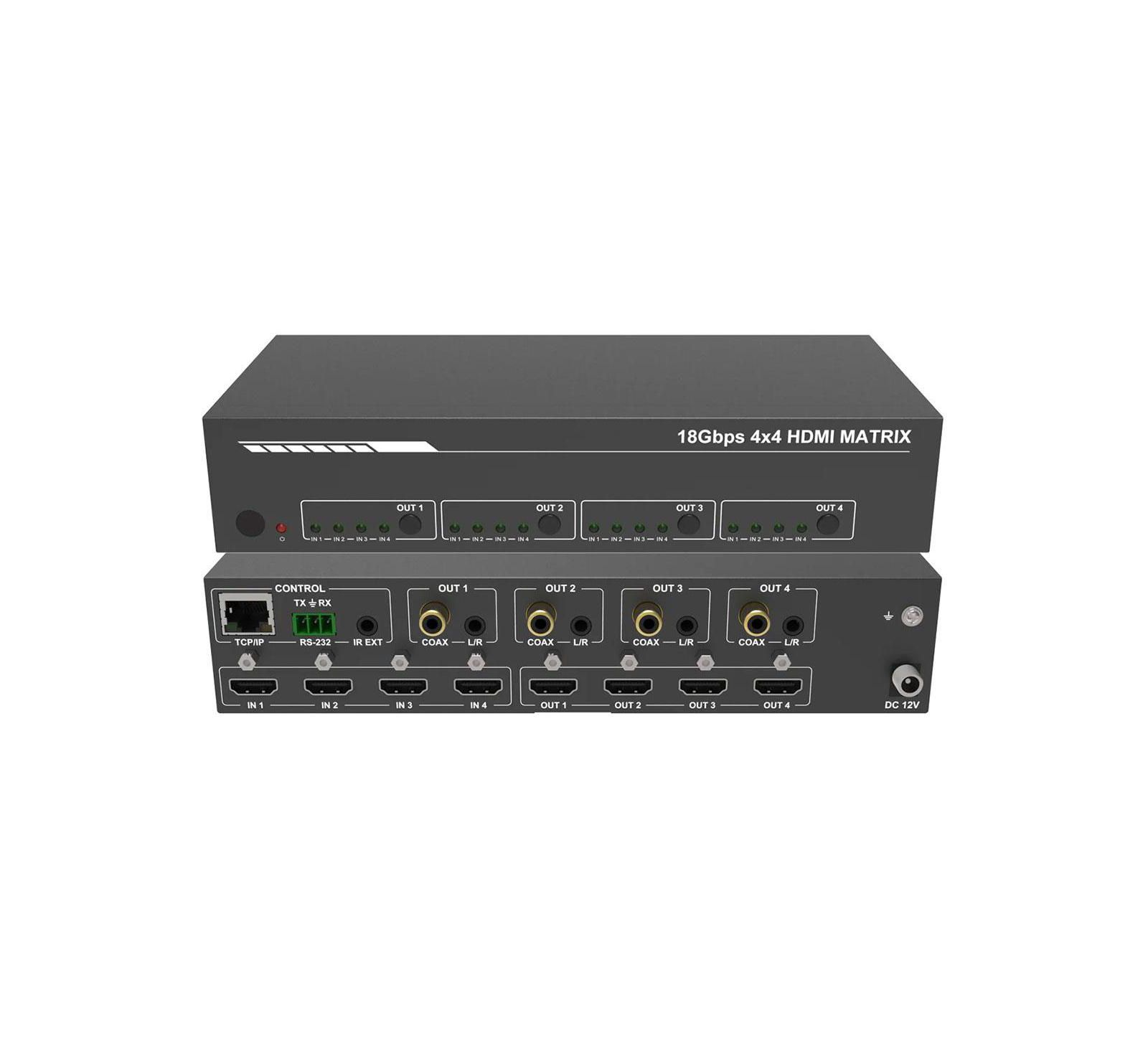 Матричный переключатель DVDO 4x4 4K HDMI 18Gbps