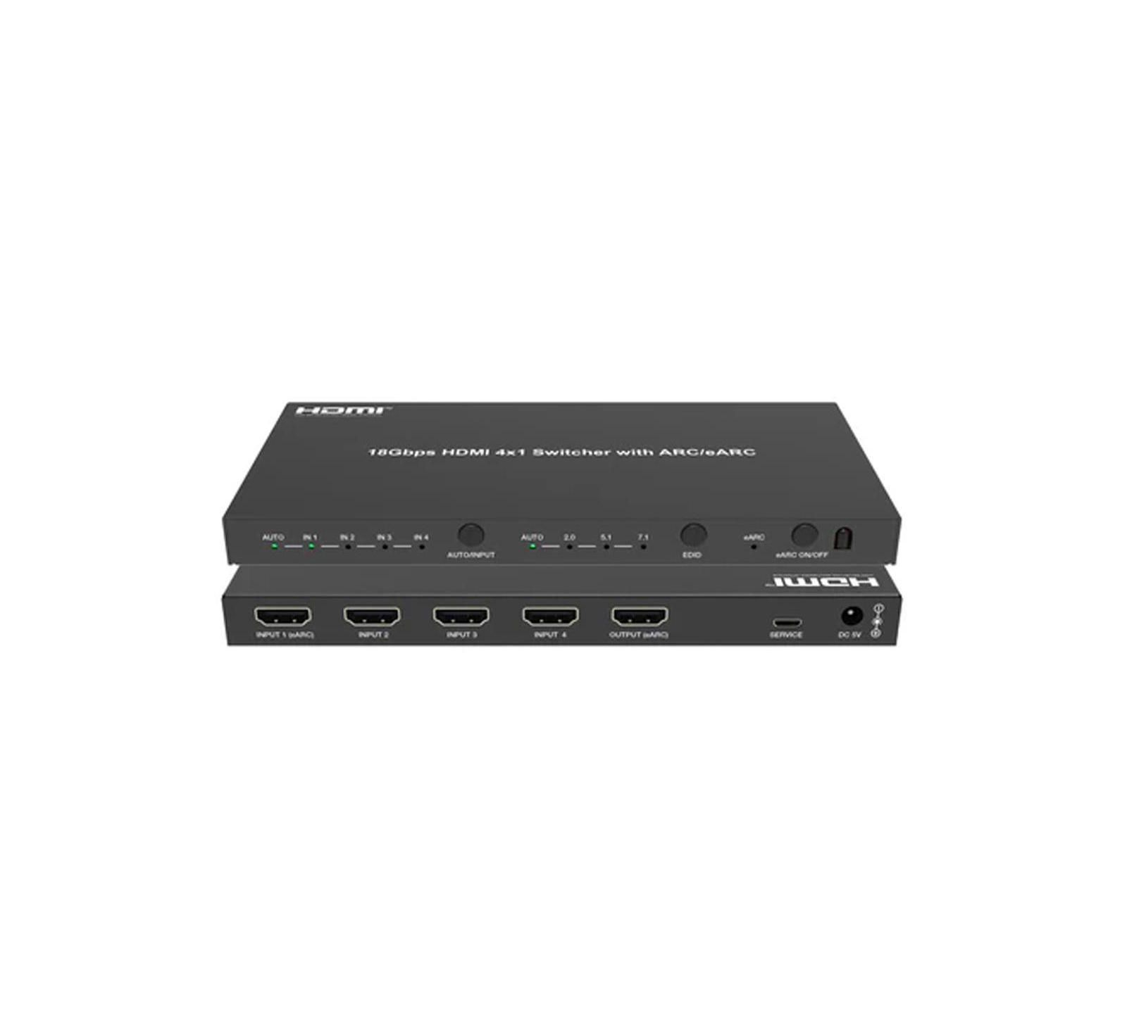 Переключатель DVDO 4x1 4K HDMI 18Gbps Switcher with ARC