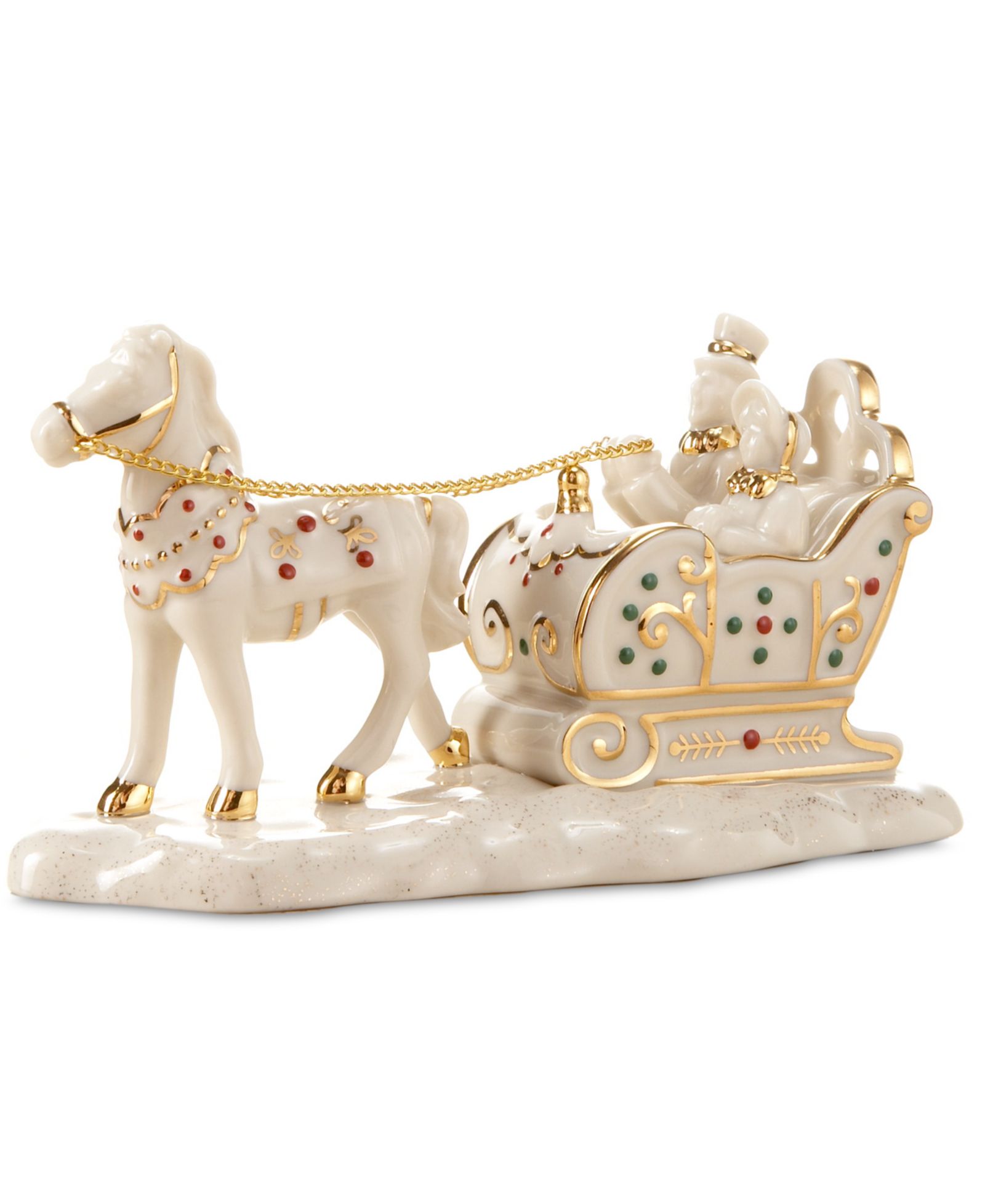 Фигурка Lenox Mistletoe Park Horse & Sleigh