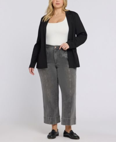 Женские джинсы NYDJ Plus Size Teresa Wide-Leg Ankle с технологией Lift Tuck