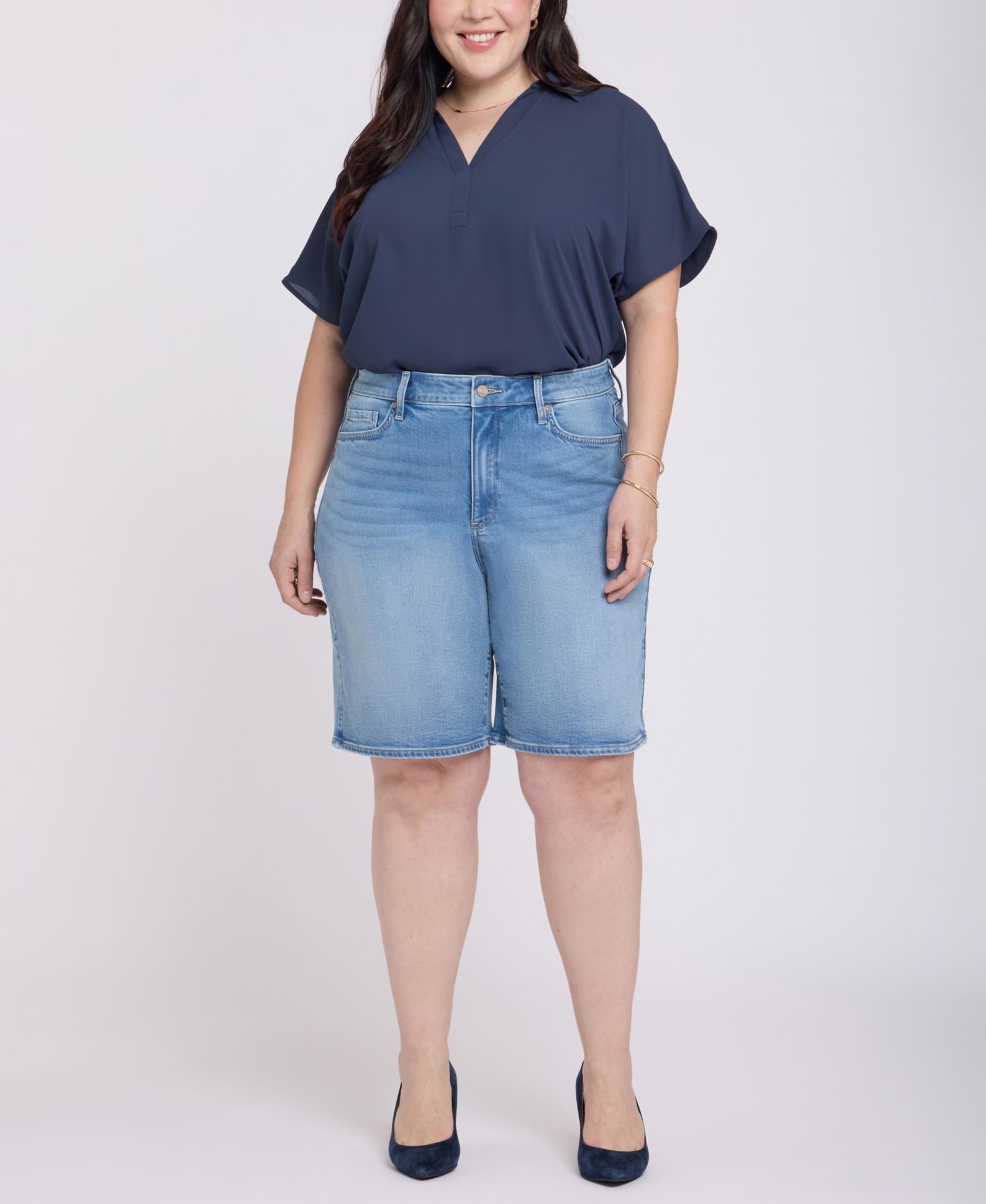 Шорты NYDJ Plus Size Lilly с технологией Lift Tuck
