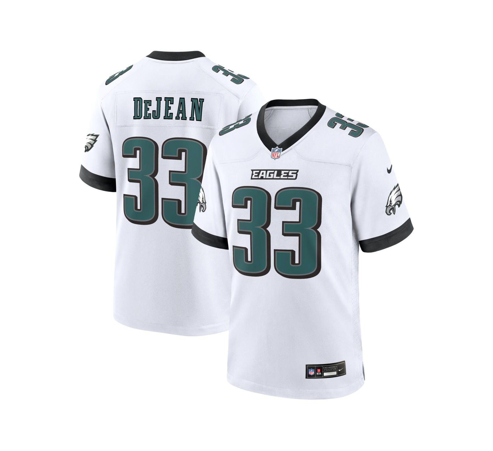 Мужская джерси Nike Philadelphia Eagles Cooper DeJean White