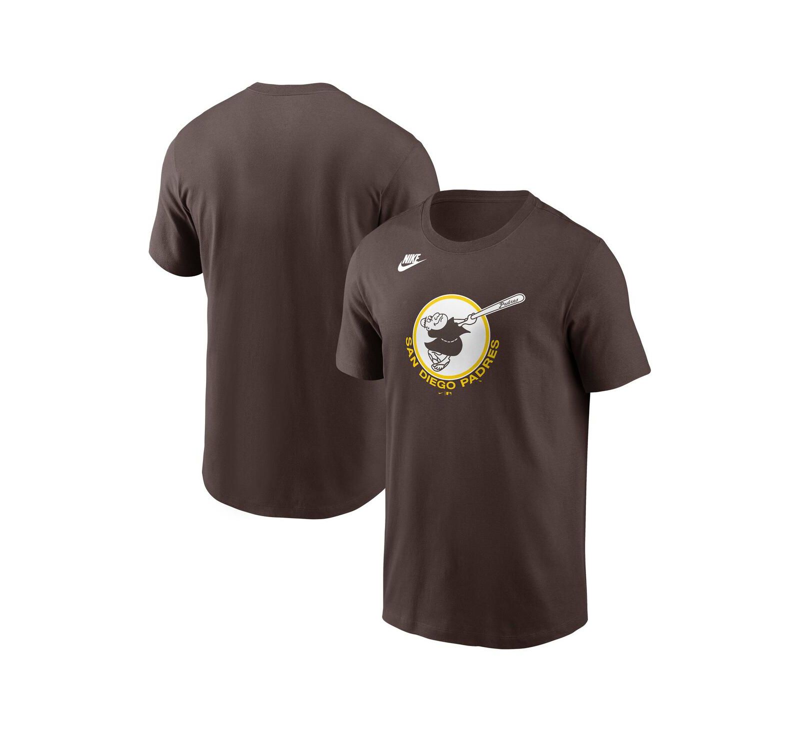 Мужская футболка Nike San Diego Padres Cooperstown Collection коричневая