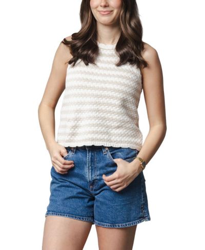 Женский трикотажный топ Hope & Henry Organic Button Back Sweater Tank