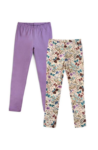Леггинсы для девочек Mightly Fair Trade Organic Cotton 2-pack