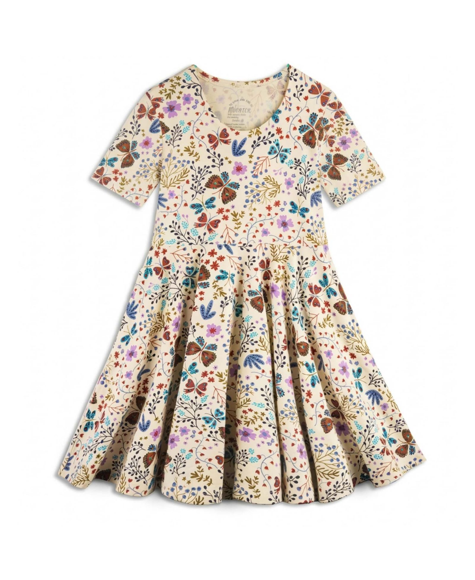 Детское платье Mightly Fair Trade Organic Cotton Short Sleeve Twirl