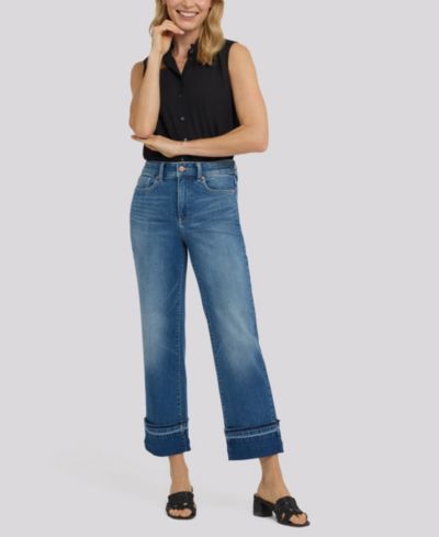 Женские джинсы NYDJ Petite Bailey прямые с эффектом Lift Tuck