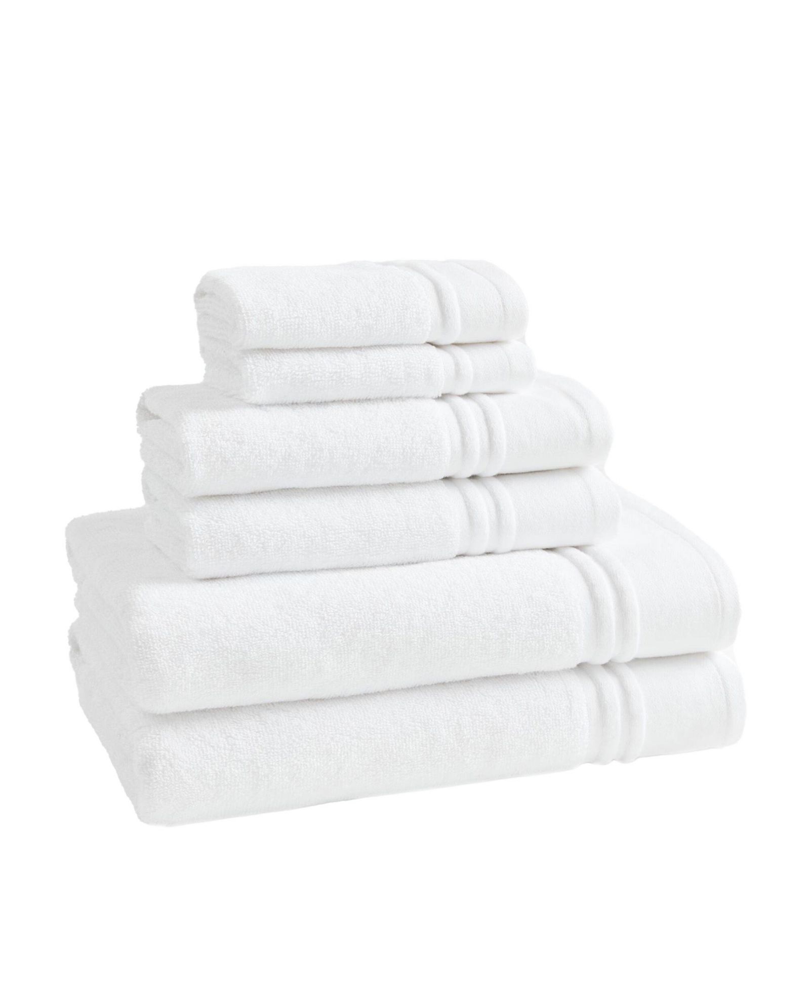 Madison Park Roan Border Cotton 6-Piece Bath Towel Set