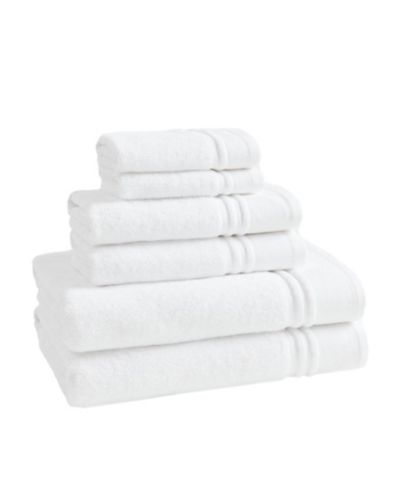 Комплект из 6 махровых полотенец Madison Park Roan Border Cotton