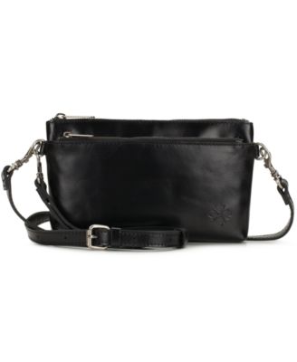 Patricia Nash Mignon Small Leather Wristlet Crossbody Handbag