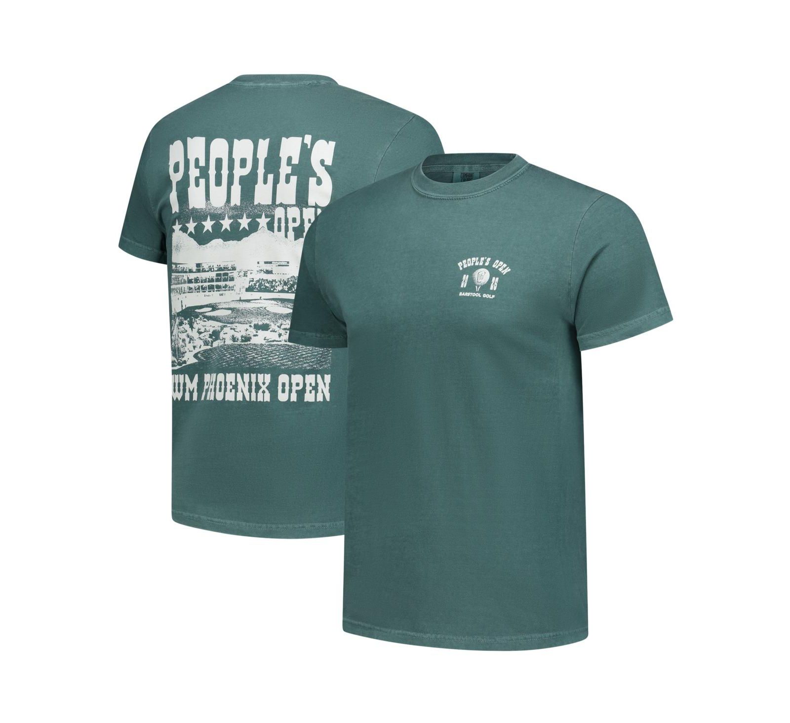 Barstool Golf Men's Green WM Phoenix Open Western People's Open T-Shirt