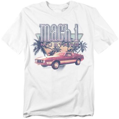 Mustang Men's Ford Mach 1 Palm Tree T-Shirt