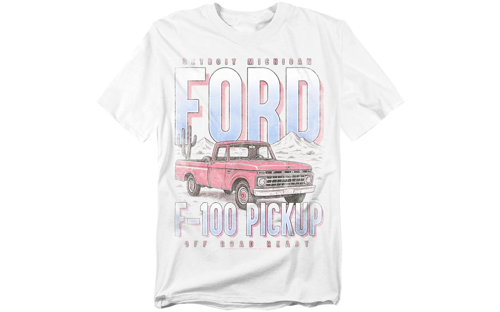 Мужская ретро футболка Mustang Ford Trucks F100 Pickup