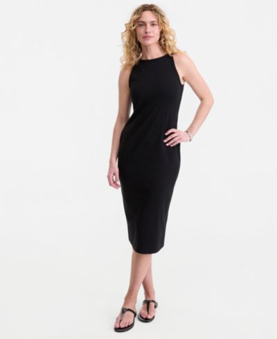 On 34th Женский Ringer-Trim Sleeveless Knit Midi Dress