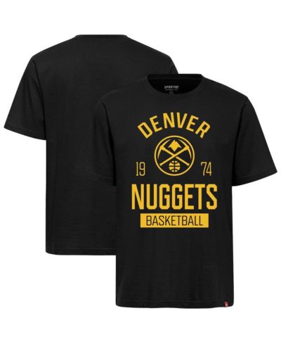 Sportiqe Men's and Women's Black Denver Nuggets Duke Premium T-Shirt