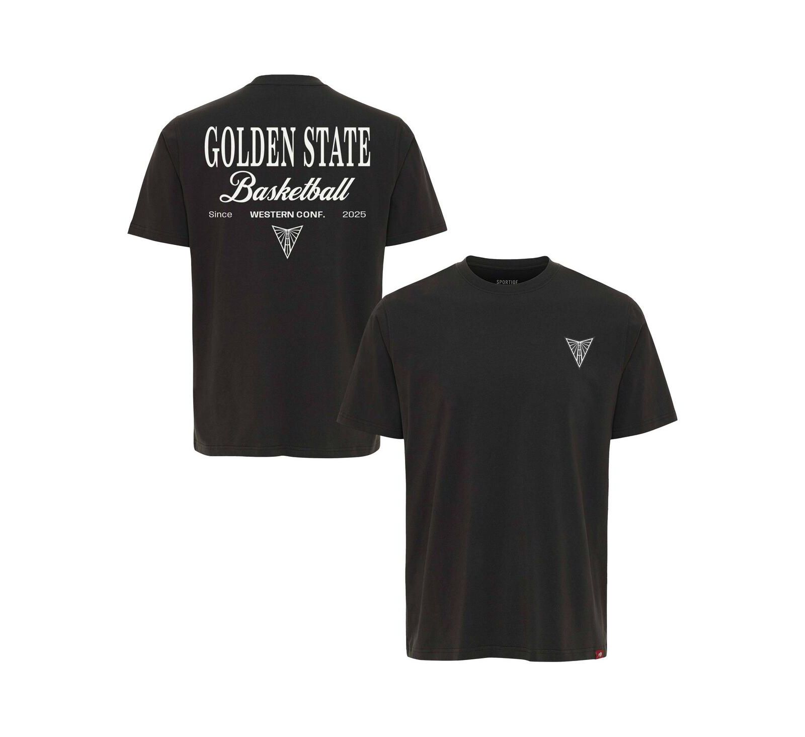 Мужская и женская футболка Sportiqe Anthracite Golden State Valkyries Athletic Club Collection Duke Relaxed Fit Premium