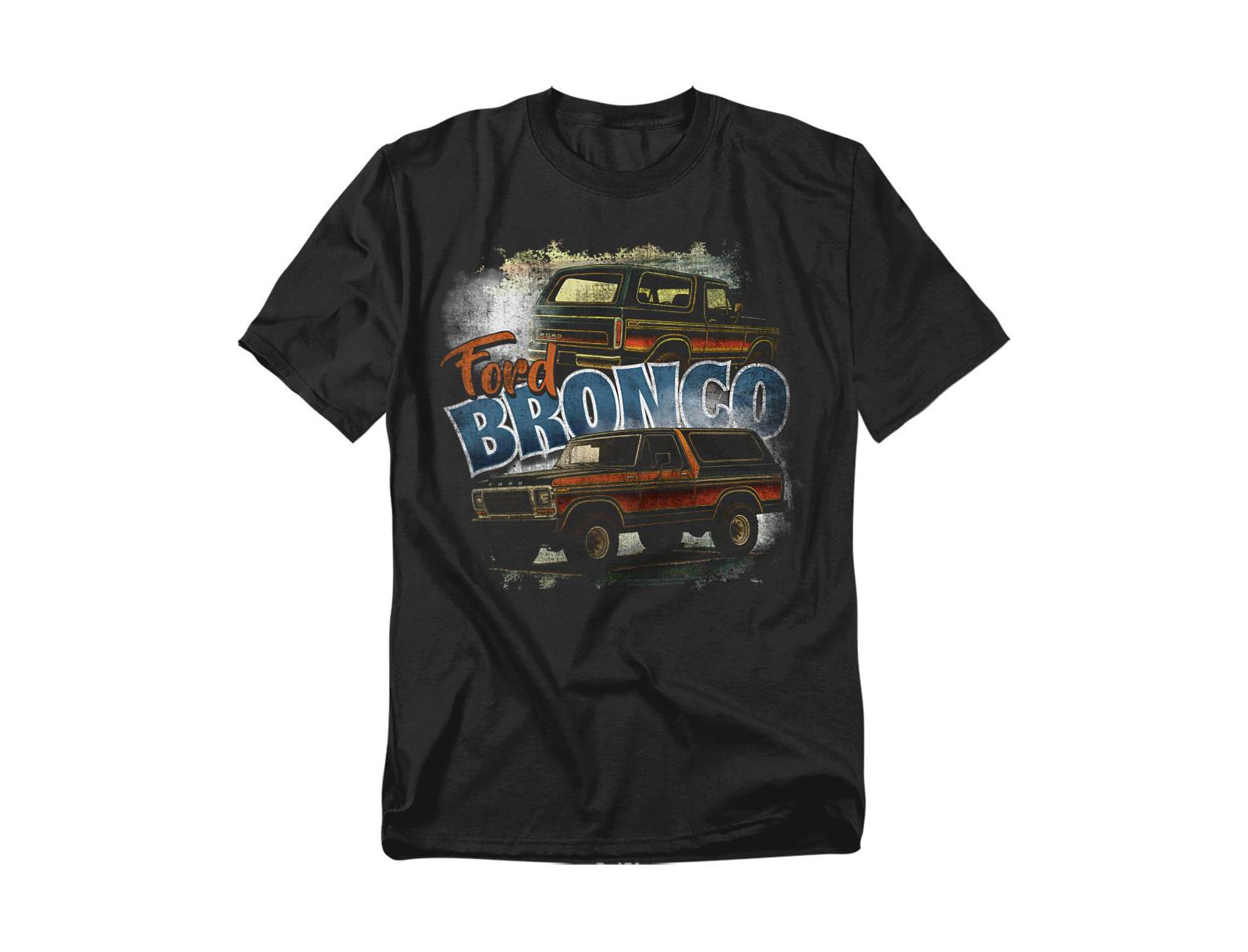 Mustang Мужская футболка Ford Bronco Clouded