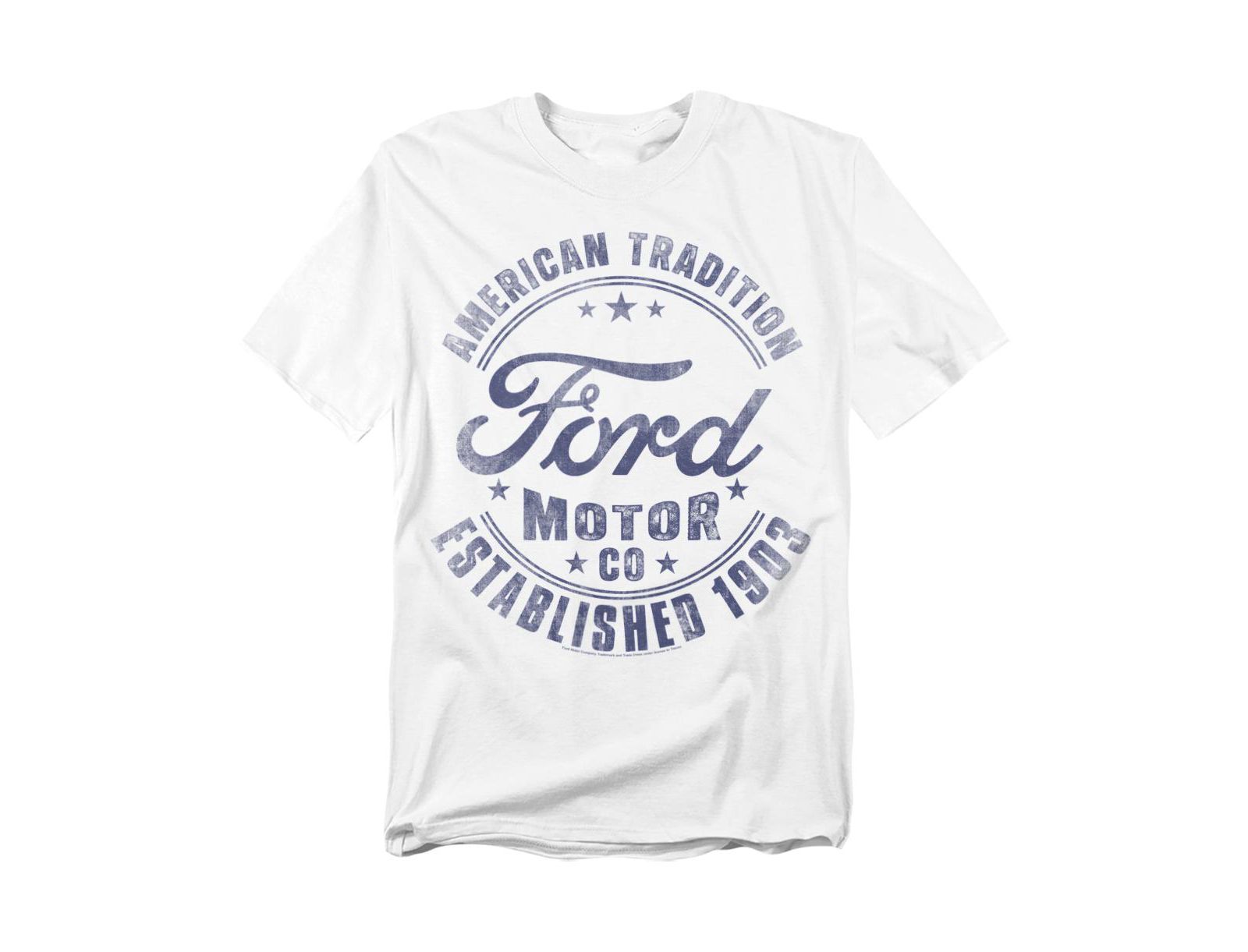 Mustang Мужская ретро футболка Ford Built In The USA