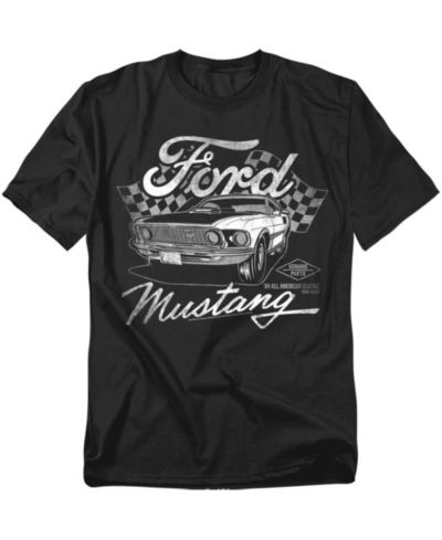 Mustang Мужская футболка Ford Flags