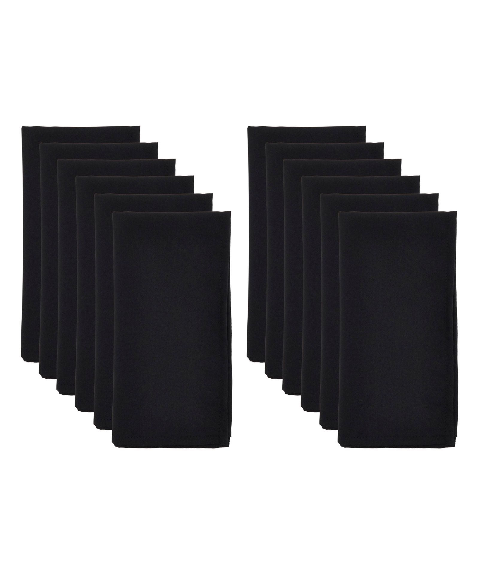 Saro Lifestyle Casual Design Everyday Table Napkins, Set of 12