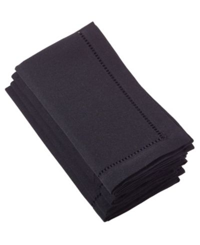 Saro Lifestyle Hemstitched Border Napkins, Set of 4