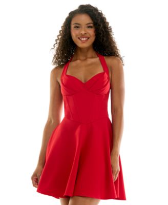 City Studios Детское платье Halter Neck Fit and Flare