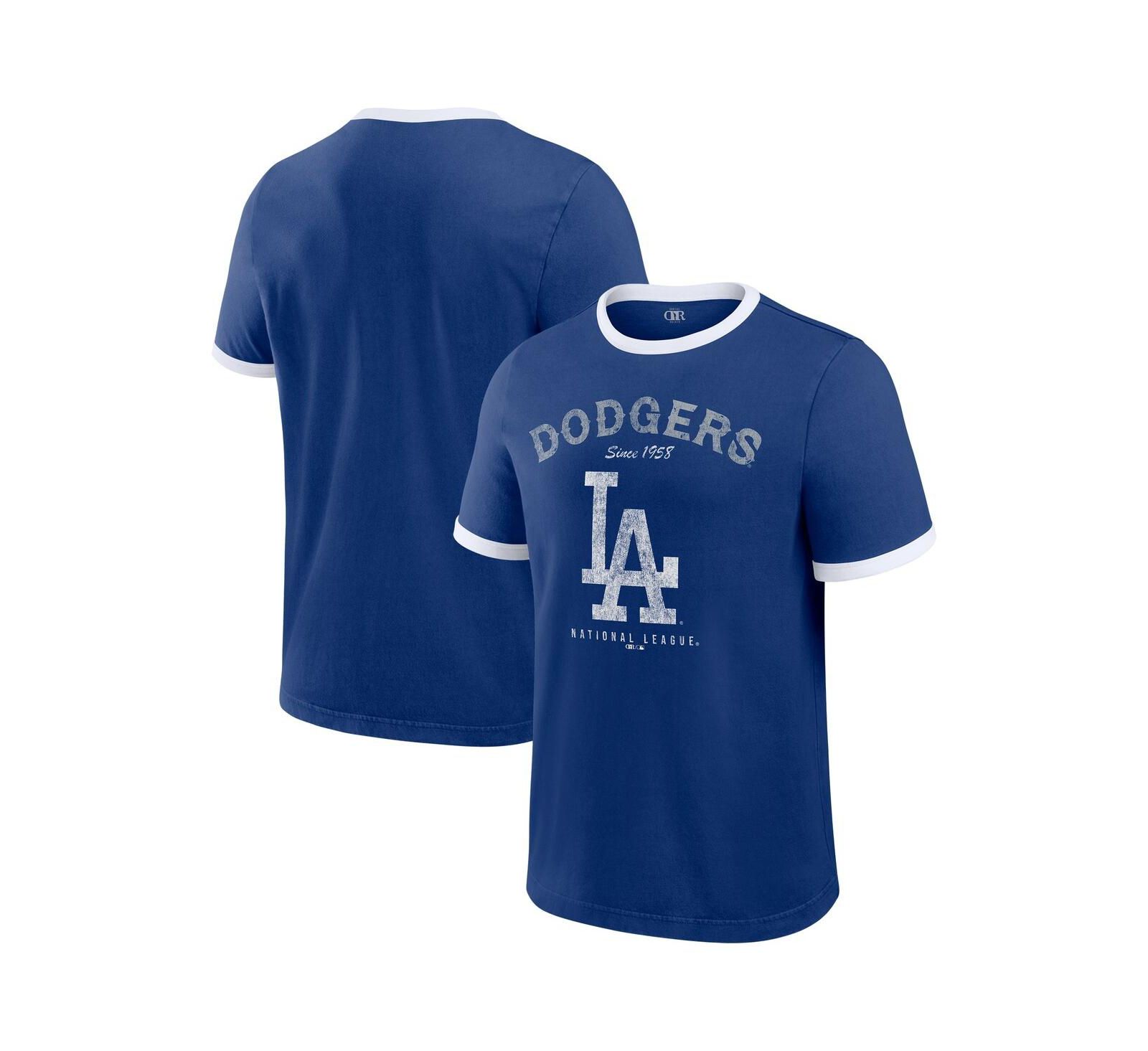 Darius Rucker Collection by Fanatics Men's Royal Los Angeles Dodgers Washed Ringer T-Shirt