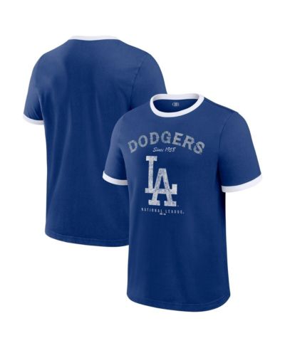 Darius Rucker Collection by Fanatics Men's Royal Los Angeles Dodgers Washed Ringer T-Shirt