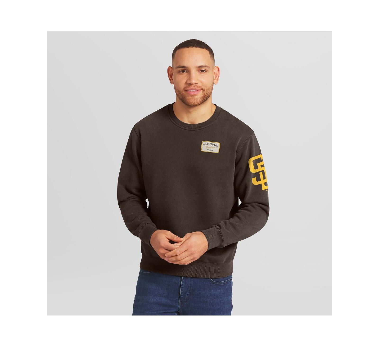Darius Rucker Collection by Fanatics Мужская толстовка San Diego Padres Washed Crew Neck