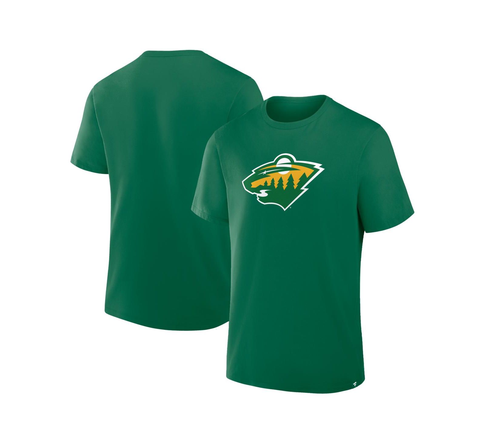 Fanatics Men's Kelly Green Minnesota Wild Elevated Essential T-Shirt