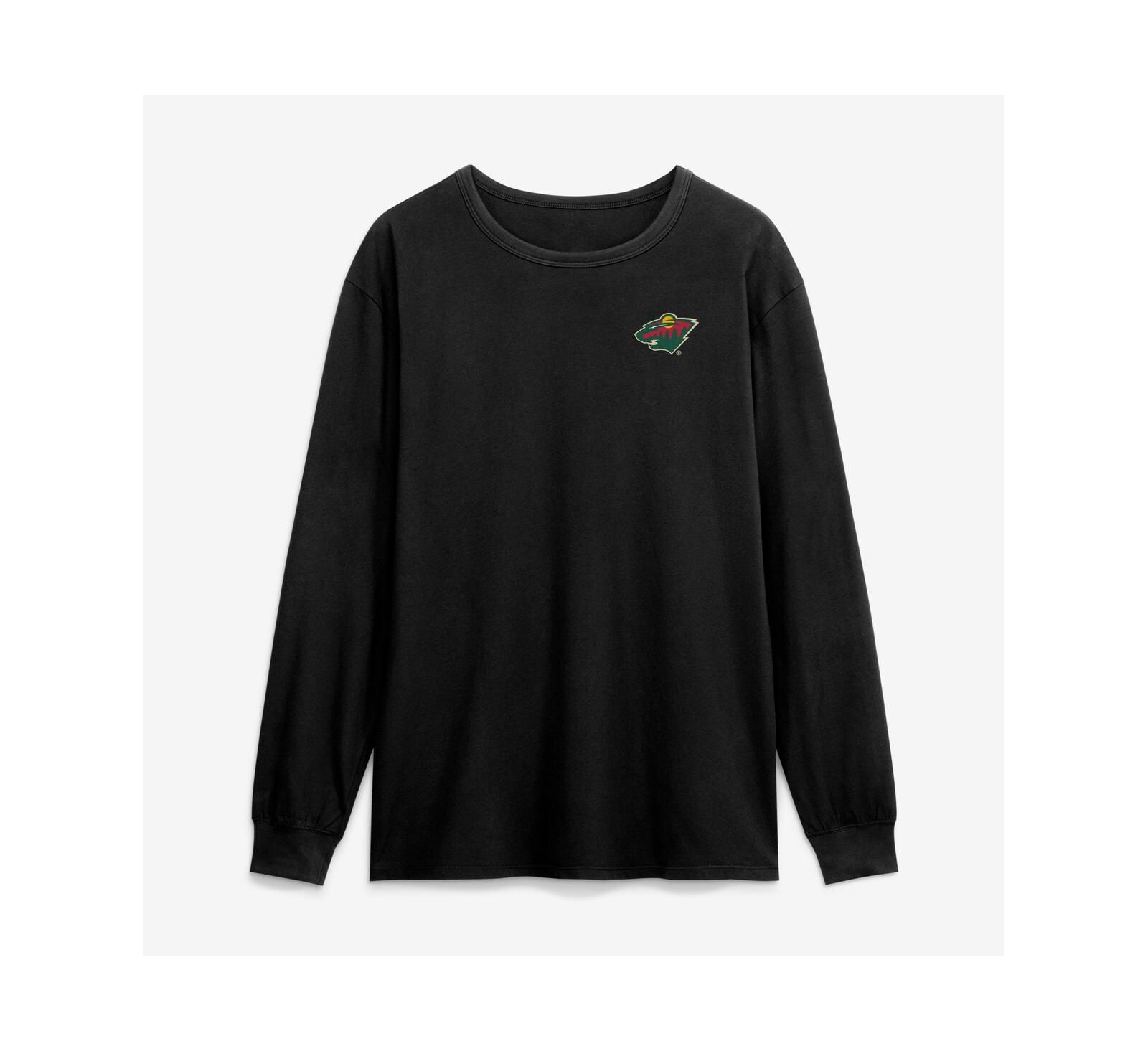 Мужская футболка Fanatics Minnesota Wild Game Long Sleeve Black