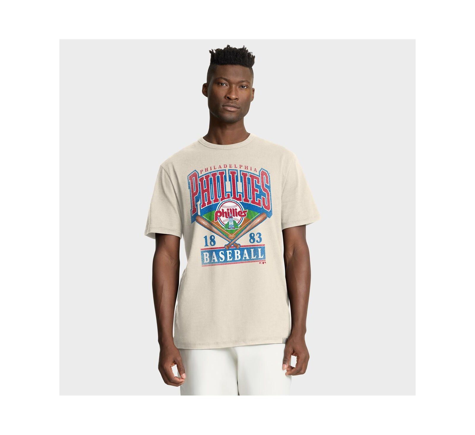 Мужская футболка Fanatics Philadelphia Phillies Stadium Slub Tan