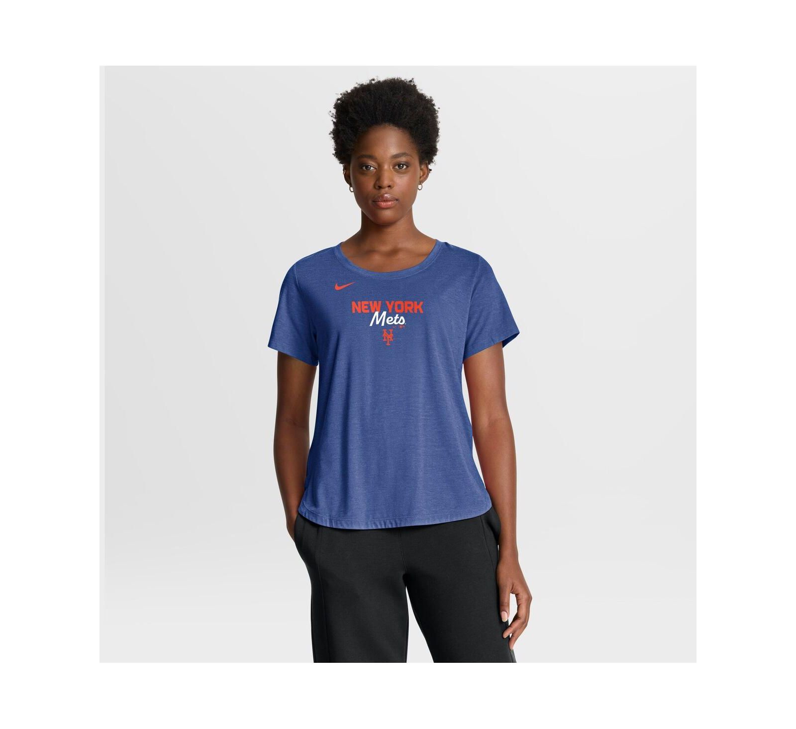 Футболка Nike Women's Heather Royal New York Mets