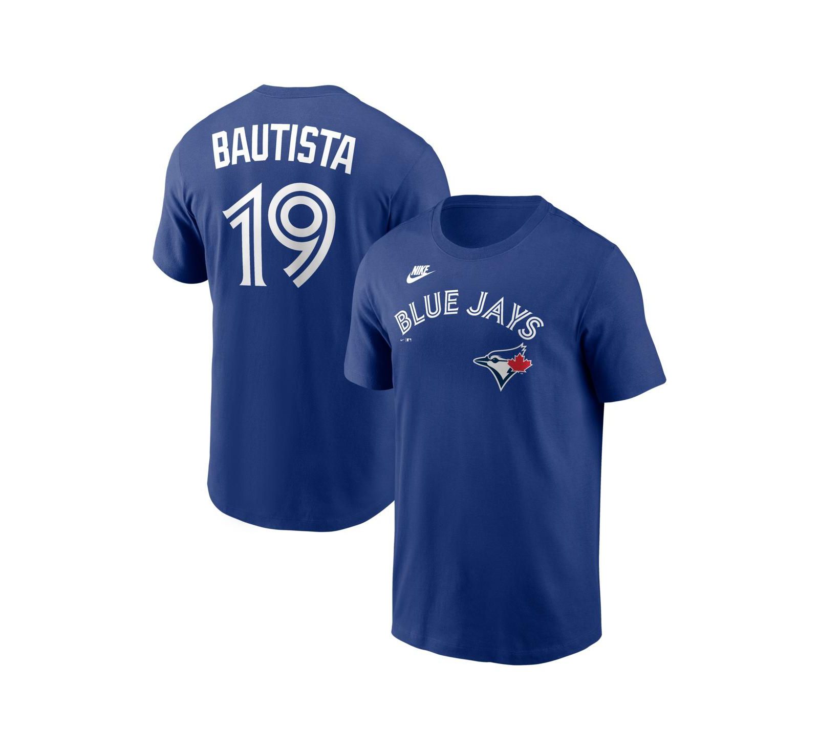 Nike Мужская футболка Toronto Blue Jays Jose Bautista Royal Cooperstown Collection