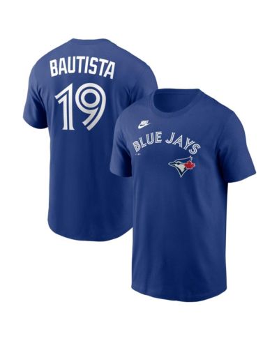 Nike Мужская футболка Toronto Blue Jays Jose Bautista Royal Cooperstown Collection