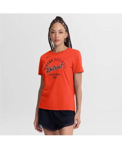 Женская футболка Nike Orange Detroit Tigers Alternate Fashion