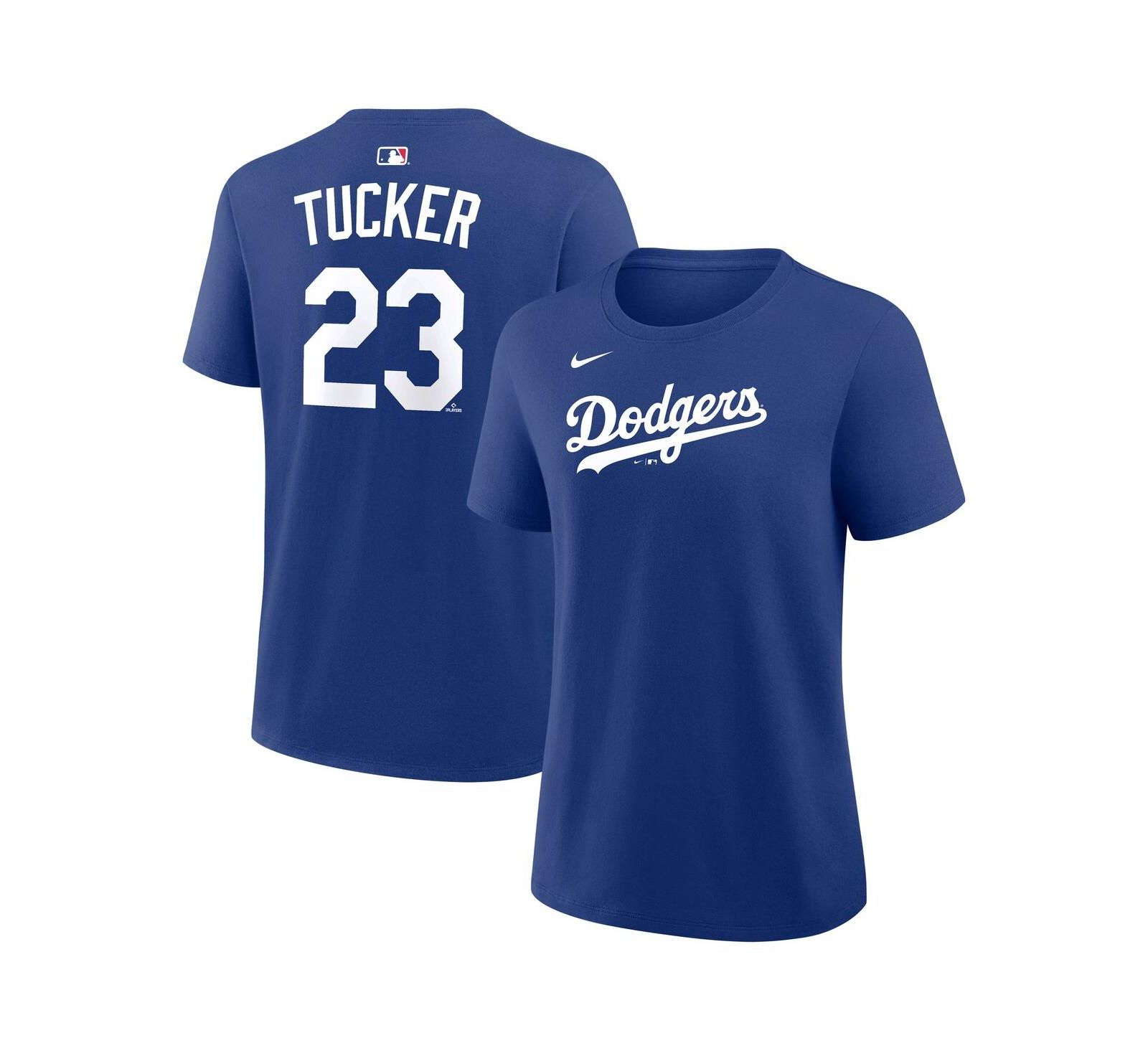 Nike Women's Kyle Tucker Royal Los Angeles Dodgers Name & Number T-Shirt