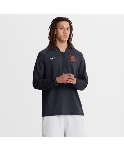 Nike Мужская темно-синяя толстовка Detroit Tigers Authentic Collection Dri-FIT