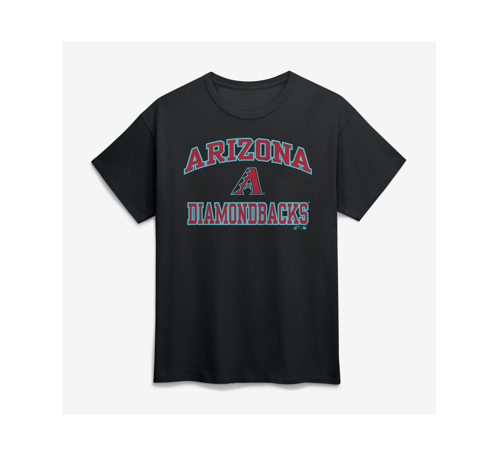 Мужская футболка Logo Athletic Black Arizona Diamondbacks Heart and Soul