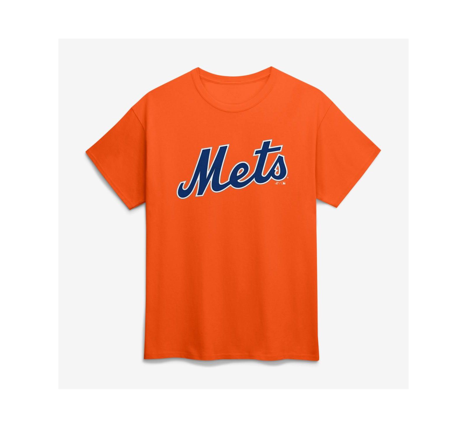 Мужская футболка Logo Athletic Orange New York Mets Wordmark