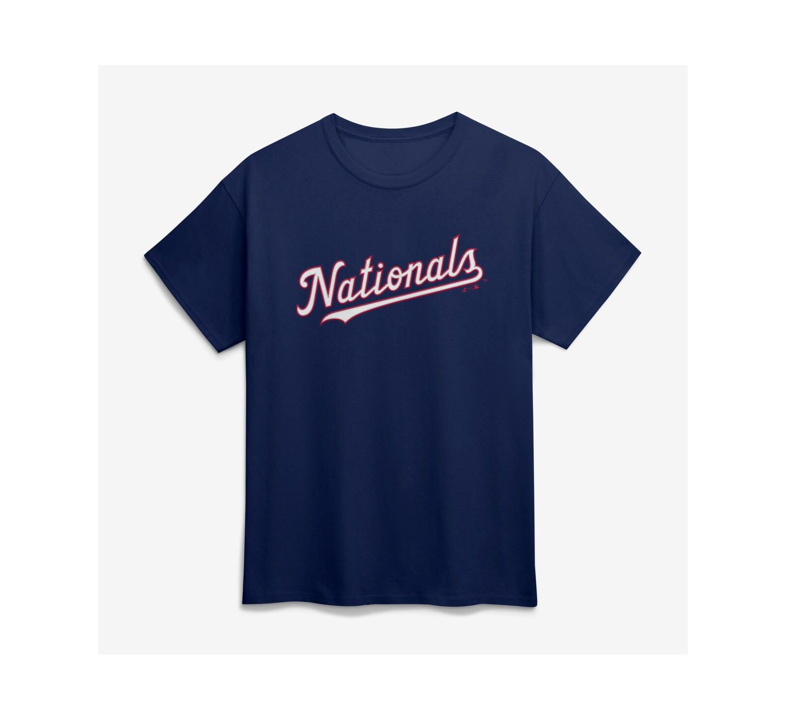 Мужская футболка Logo Athletic Washington Nationals Navy