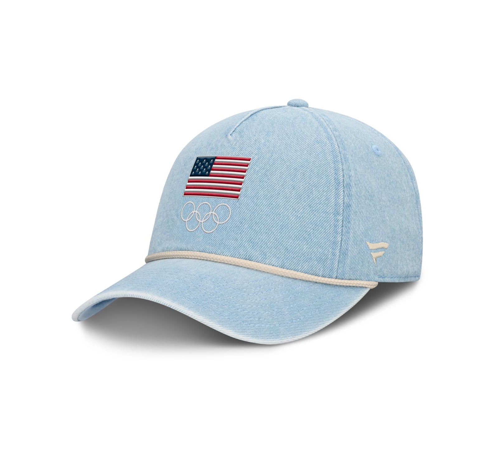 Fanatics Women's Light Blue Team USA Denim Rope Adjustable Hat