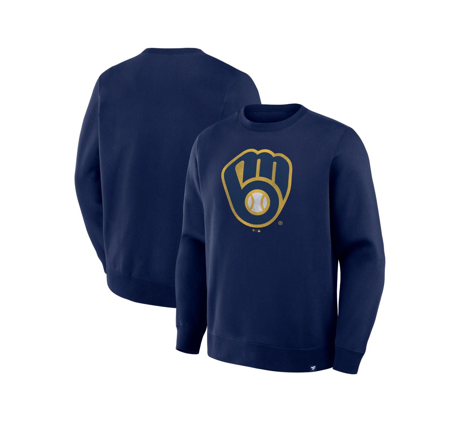 Мужской свитшот Fanatics Navy Milwaukee Brewers Legacy