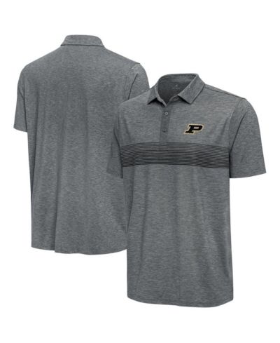 Antigua Мужская рубашка поло Purdue Boilermakers, цвет pewter