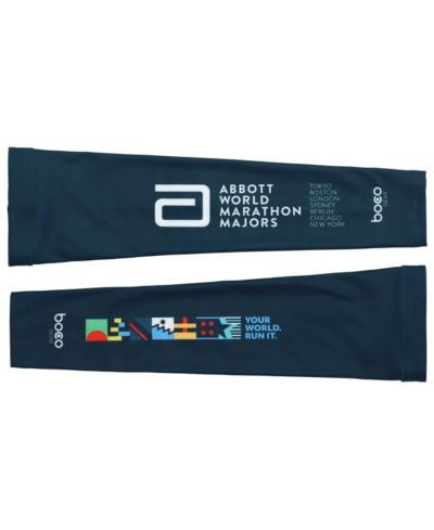 BOCO Gear нарукавники для мужчин и женщин Blue World Marathon Majors 7 City