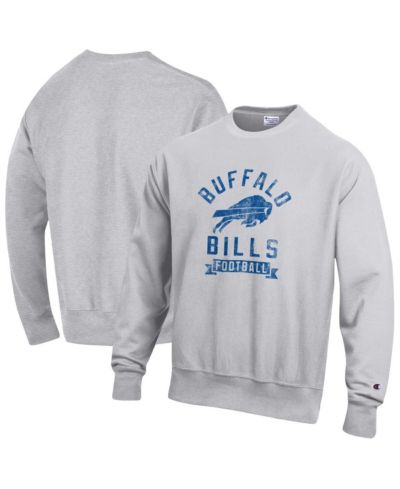 Champion Мужской серый свитшот-пуловер Buffalo Bills Reverse Weave Fleece