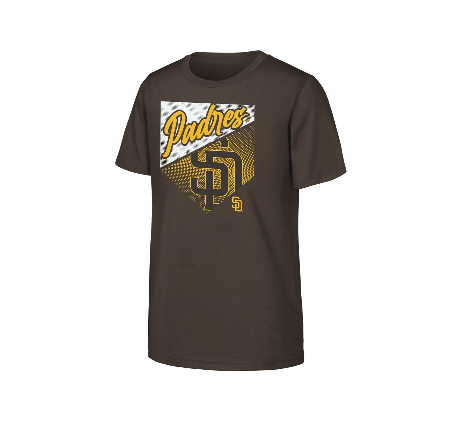 Детская футболка Outerstuff Brown San Diego Padres Prime Plate