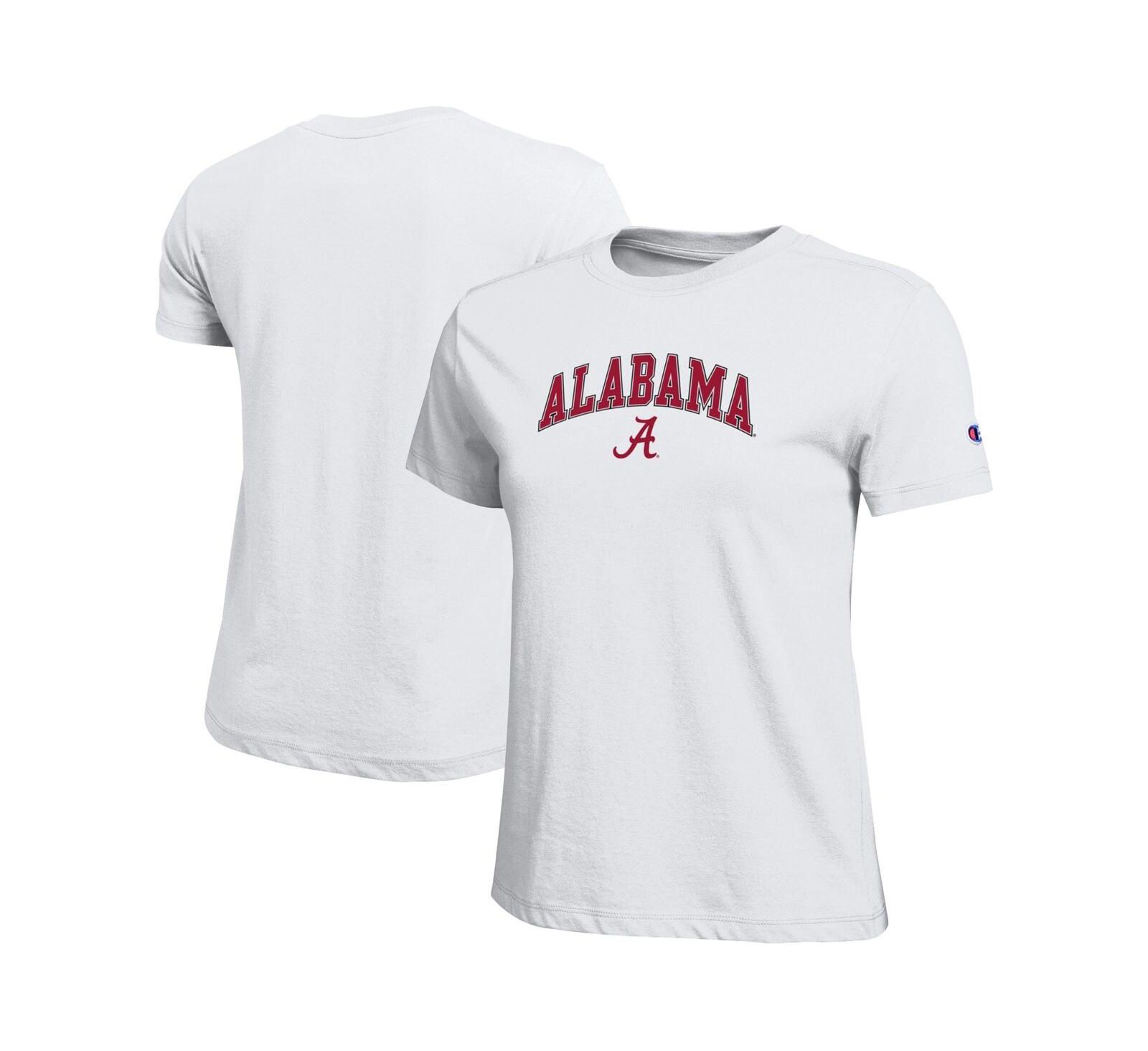 Женская футболка Champion White Alabama Crimson Tide
