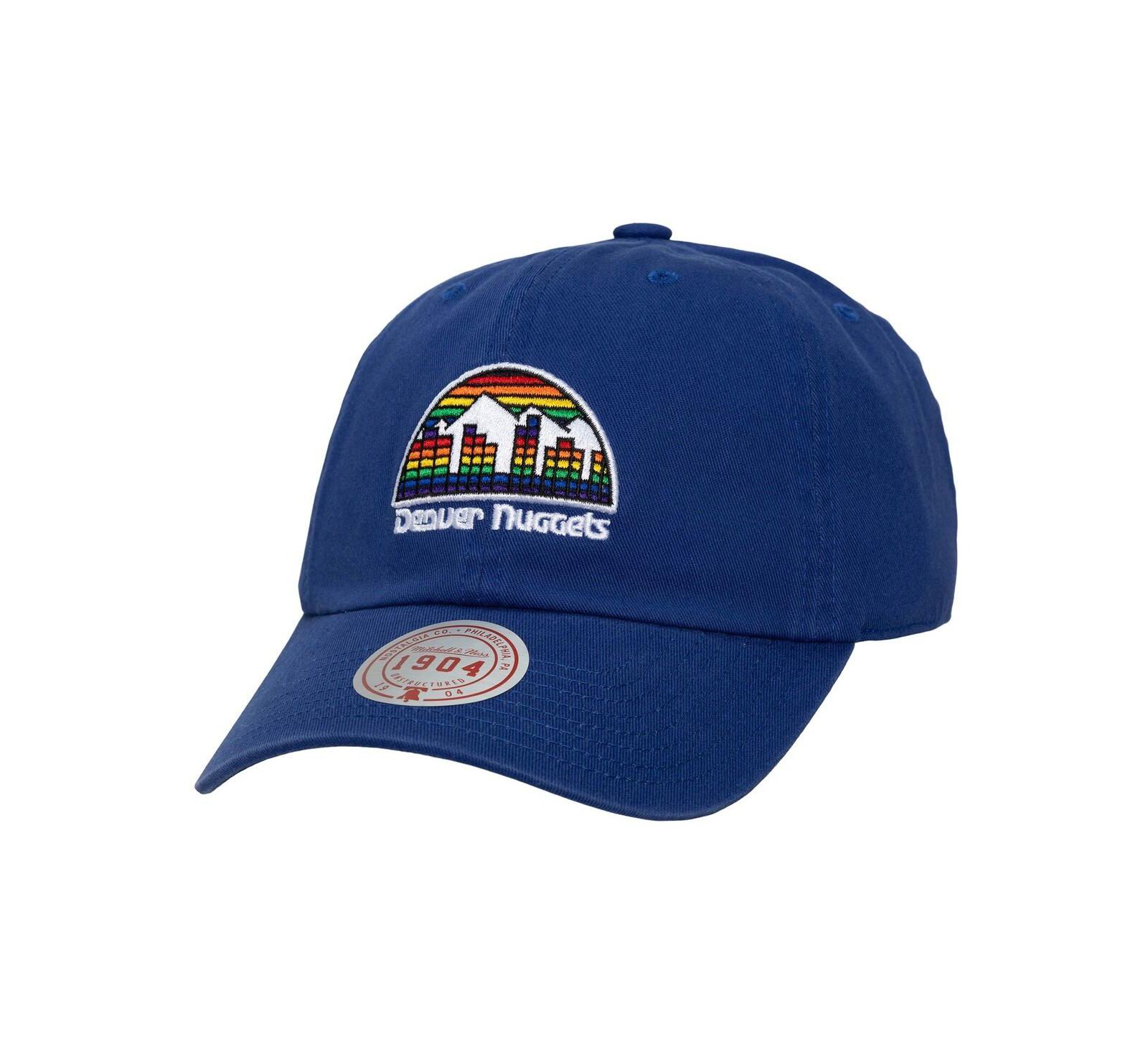 Mitchell & Ness Men's Navy Denver Nuggets Hardwood Classics 1904 Adjustable Hat