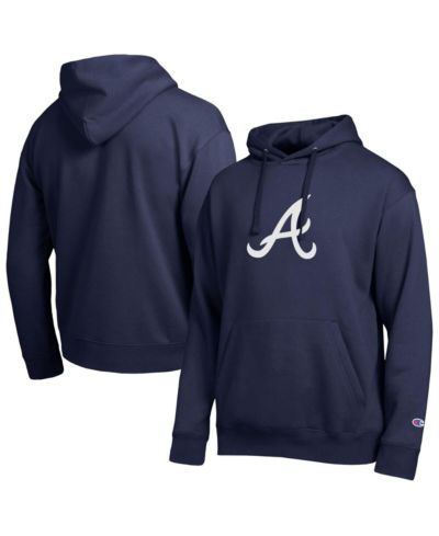 Champion Men's Navy Atlanta Braves All Star Embroidered Logo Hoodie
